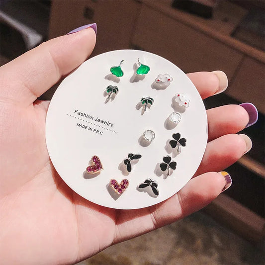 1-Set-Simple-Style-Geometric-Alloy-Artificial-Gemstones-Earrings-Ear-Studs.webp