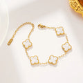 304-Stainless-Steel-18K-Gold-Plated-Elegant-Glam-Luxurious-Plating-Inlay-Four-Leaf-Clover-Acrylic-Rings-Bracelets-Necklace-1.webp
