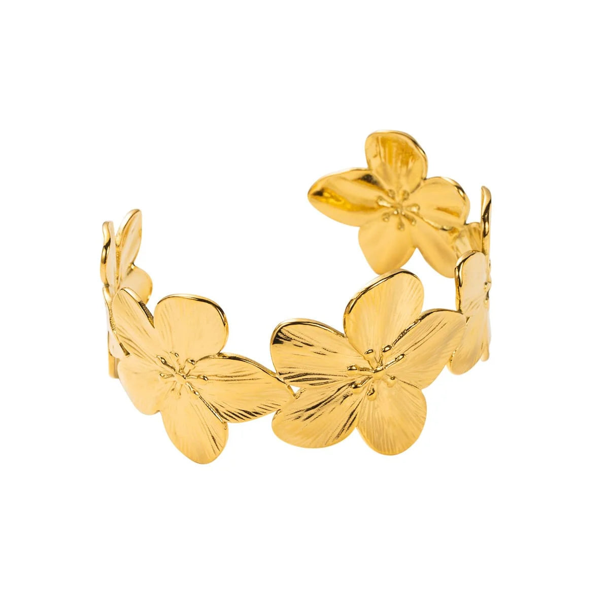 Retro Simple Style Classic Style Flower Butterfly Iron Wholesale Bangle