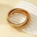 Exaggerated-Solid-Color-Metal-Wholesale-Bangle-3