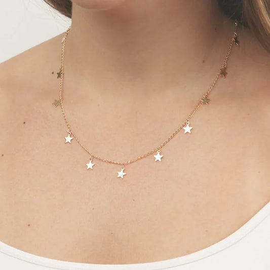 Simple-Style-Star-Alloy-Plating-Women-s-Necklace