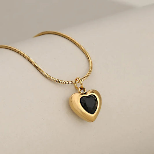 Wholesale-Jewelry-Princess-Cute-Classic-Style-Heart-Shape-304-Stainless-Steel-Zircon-Inlay-Stainless-Steel-Necklaces-3