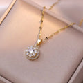 Wholesale-Jewelry-Simple-Style-Classic-Style-Geometric-Flower-Titanium-Steel-Diamond-Pendant-Necklace-cable-chain (6)