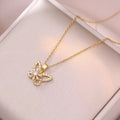 Wholesale-Jewelry-Simple-Style-Classic-Style-Geometric-Flower-Titanium-Steel-Diamond-Pendant-Necklace-cable-chain (14)