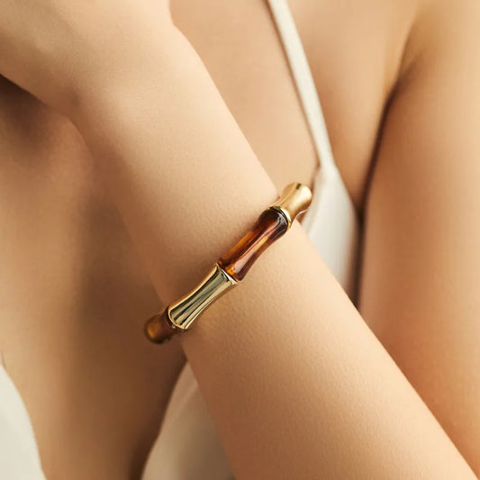 Hawaiian-Beach-Tropical-Semicircle-Arylic-Resin-Bangles-Wholesale (2)