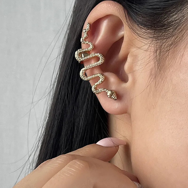 1-Piece-Retro-Classic-Style-Snake-Plating-Alloy-Rhinestones-Ear-Cuffs-2