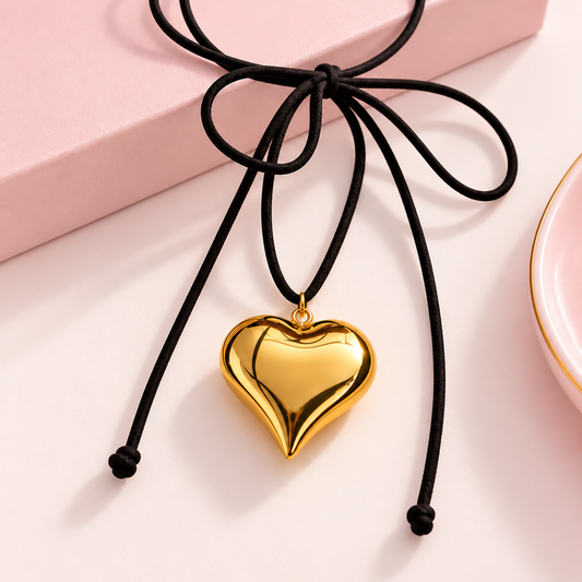 18K Gold Plated Heart Pendent necklace