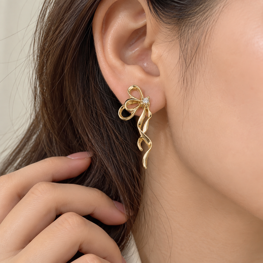 Butterfly Bowknot Earrings
