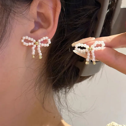 1-Pair-Sweet-Simple-Style-Bow-Knot-Beaded-Pearl-Plating-Alloy-Gold-Plated-Ear-Studs-1.webp
