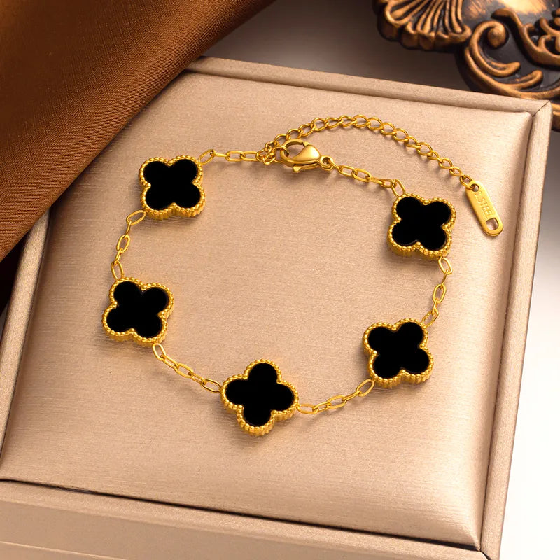Lady-Flower-Stainless-Steel-Plating-18k-Gold-Plated-Bracelets
