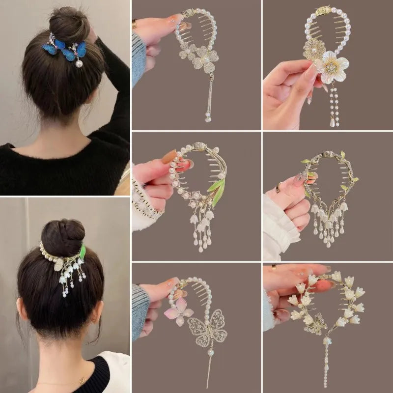 Women-s-Ig-Style-Elegant-Flower-Butterfly-Arylic-Alloy-Hair-Buckle