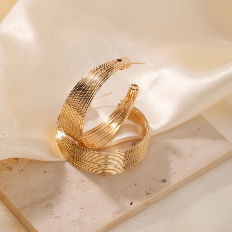 IG-Style-Simple-Style-Solid-Color-Iron-K-Gold-Plated-Women-s-Jewelry-Set-2