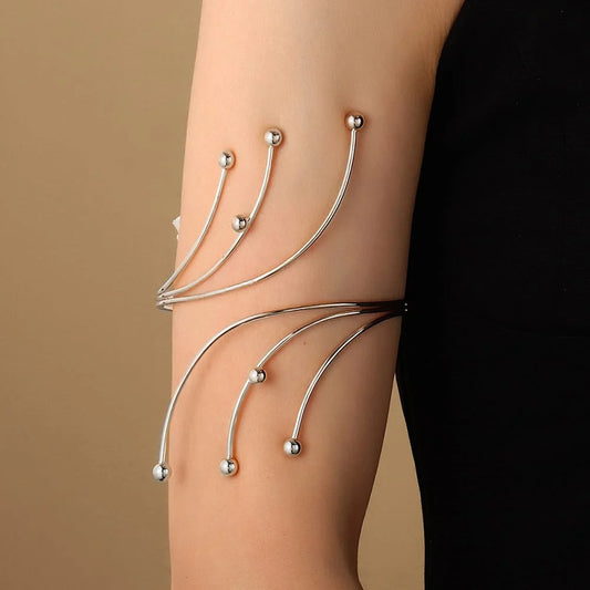 Exaggerated Novelty Irregular Alloy Wholesale Wide Bracelet Bangle