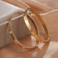 Simple-Style-Classic-Style-Solid-Color-304-Stainless-Steel-18K-Gold-Plated-Zircon-Bangle-In-Bulk