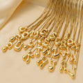 Wholesale-Jewelry-Hip-Hop-Simple-Style-Letter-Titanium-Steel-18K-Gold-Plated-Plating-Pendant-Necklace