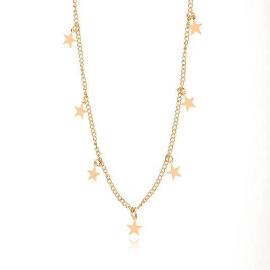 Simple-Style-Star-Alloy-Plating-Women-s-Necklace-4