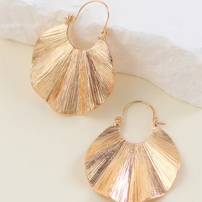 1-Pair-Elegant-Vintage-Style-Sector-Solid-Color-Alloy-Drop-Earrings-3