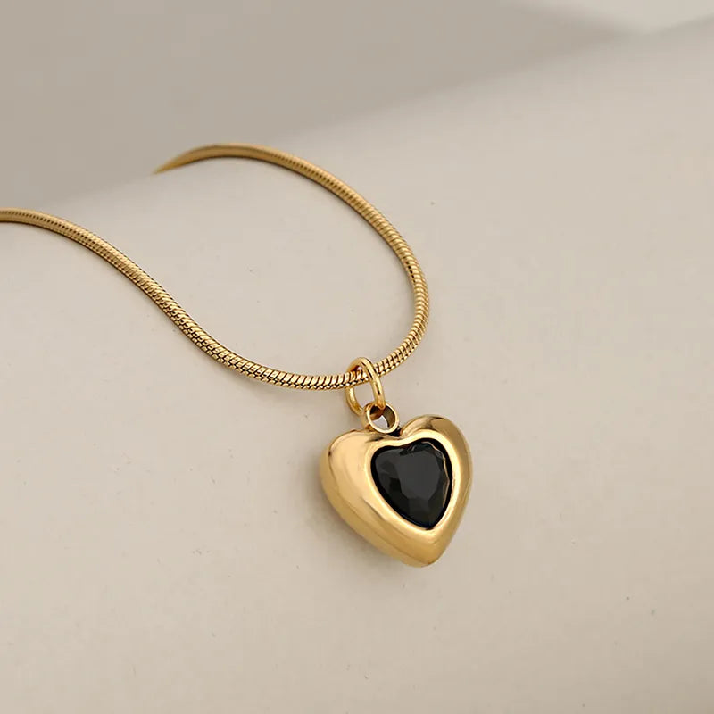 Wholesale-Jewelry-Princess-Cute-Classic-Style-Heart-Shape-304-Stainless-Steel-Zircon-Inlay-Stainless-Steel-Necklaces-3