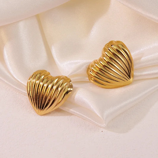 1-Pair-Sweet-Heart-Shape-304-Stainless-Steel-Ear-Studs-4
