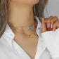 Stainless-Steel-Simple-Style-Classic-Style-Number-Plating-Pendant-Necklace