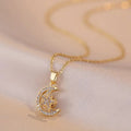 Wholesale-Jewelry-Simple-Style-Classic-Style-Geometric-Flower-Titanium-Steel-Diamond-Pendant-Necklace-cable-chain (15)