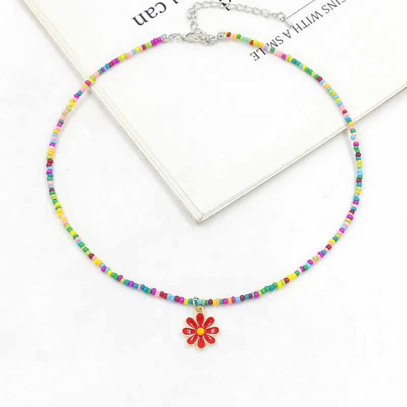 1-Piece-Sweet-Floral-Epoxy-Beaded-Alloy-Pendant-Necklace (3)