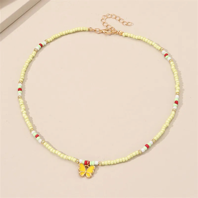 Sweet-Butterfly-Glass-Seed-Bead-Beaded-Women-s-Pendant-Necklace-3