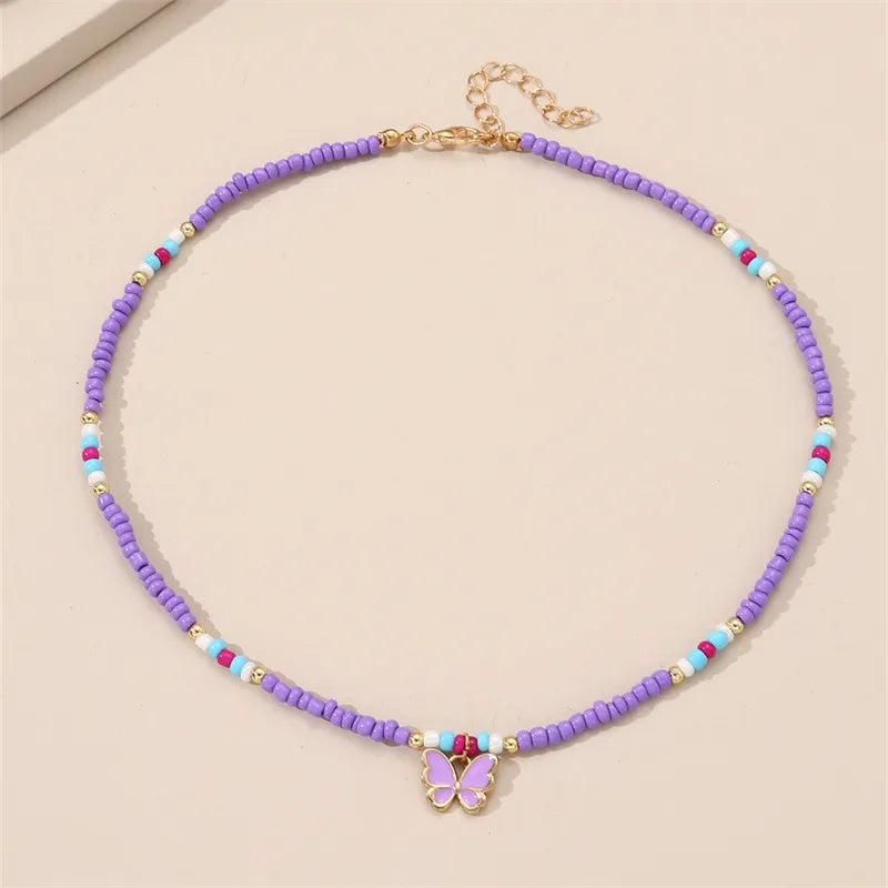 Sweet-Butterfly-Glass-Seed-Bead-Beaded-Women-s-Pendant-Necklace-5