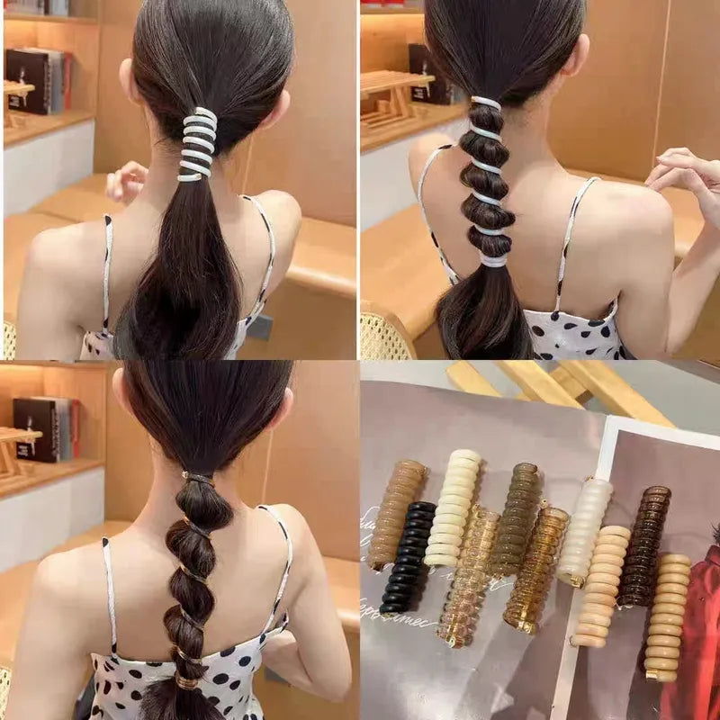 Vacation-Classic-Style-Women-s-Solid-Color-Plastic-Resin-Hair-Tie (4)
