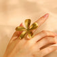 3D Flower Adjustable Ring