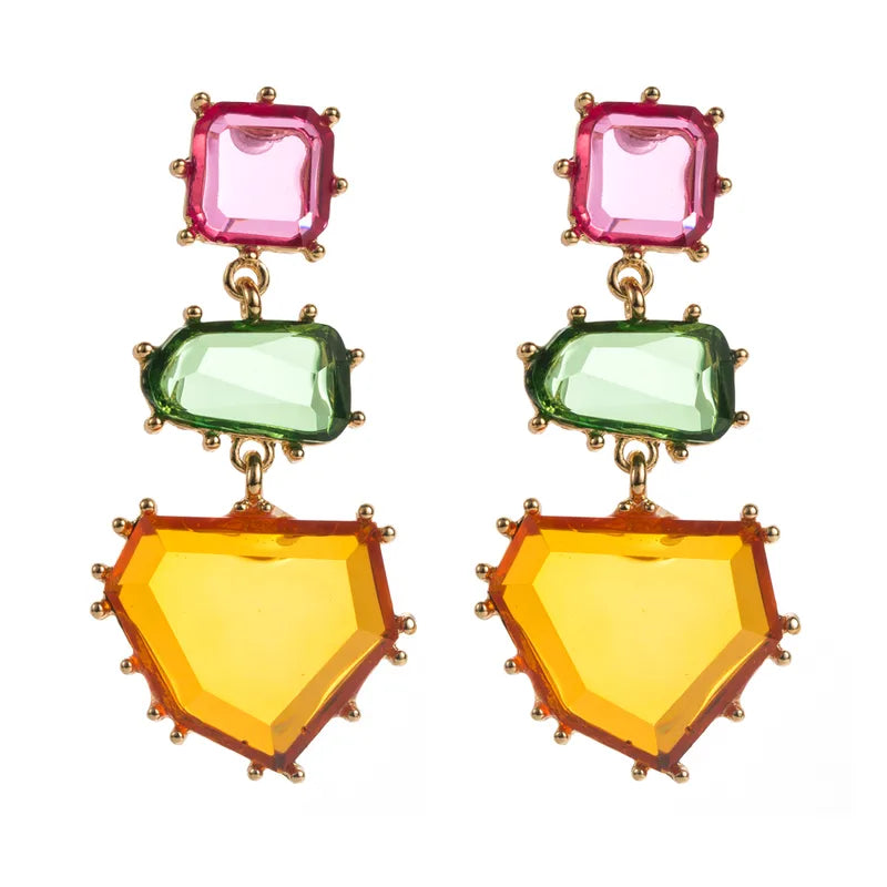 1-Pair-Casual-Vacation-Classic-Style-Irregular-Geometric-Square-Inlay-Alloy-Resin-Gold-Plated-Drop-Earrings-1