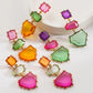 1-Pair-Casual-Vacation-Classic-Style-Irregular-Geometric-Square-Inlay-Alloy-Resin-Gold-Plated-Drop-Earrings