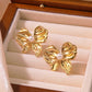 1-Pair-Fairy-Style-Cute-Simple-Style-Bow-Knot-304-Stainless-Steel-Imitation-Gold-Ear-Studs-3