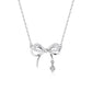 Bow-Necklace-Pendant-Girl-s-Heart-Small-Fresh-Diamond-encrusted-Clavicle-Chain-Gift-Niche-Design-Necklace-4