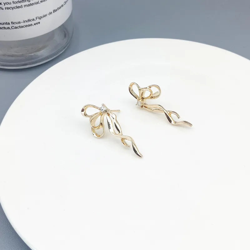 Fashion-Bow-Knot-Alloy-Inlay-Rhinestones-Ear-Studs-4