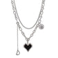 Autumn-Mosaic-Black-Love-Necklace-Female-Ns-Hip-Hop-Niche-Design-Simple-Letter-Pendant-Collarbone-Chain-4