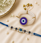Evil Eye Bhai Bhabhi Rakhi Set