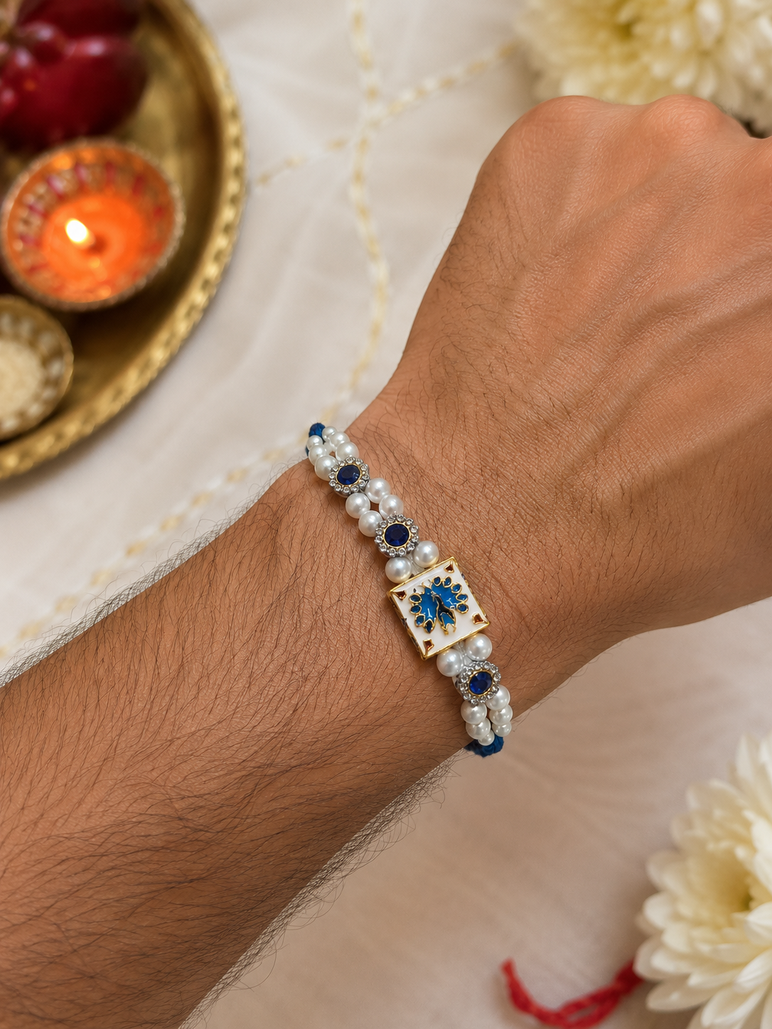 Evil Eye Bhai Bhabhi Rakhi Set