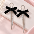 Bow chain Earrings