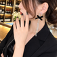 Bow chain Earrings