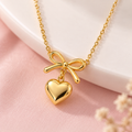 Bow Heart Mix Chain