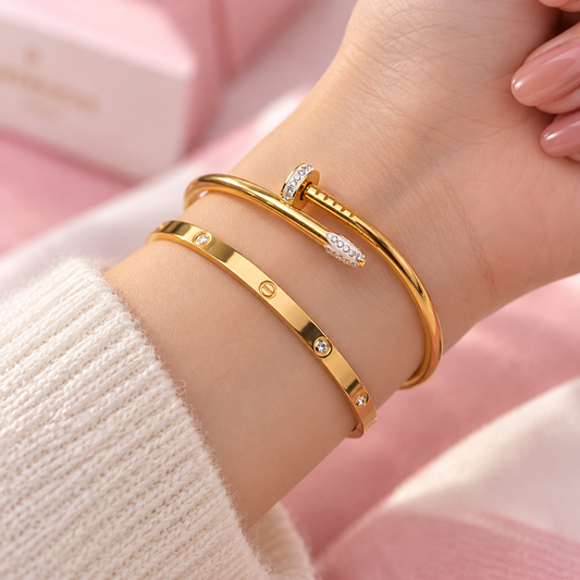 Cartier Couple Bracelet Stack