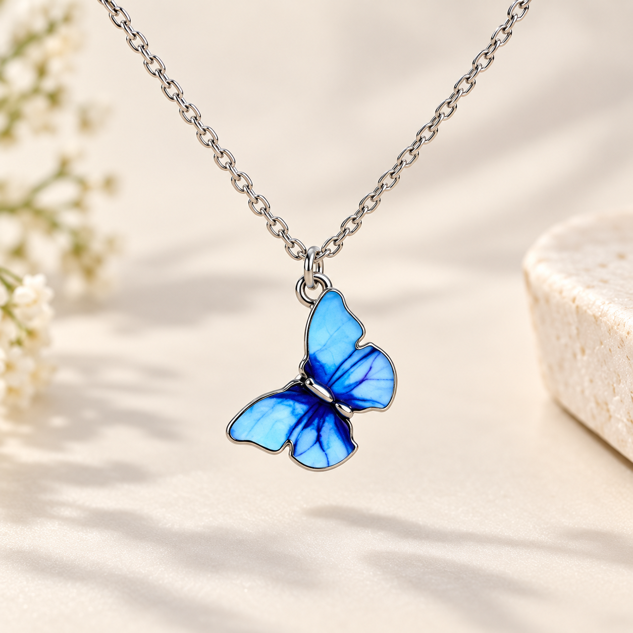 Cute Butterfly Pendant chain