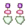 Multicolor Stone Earrings - Image 3