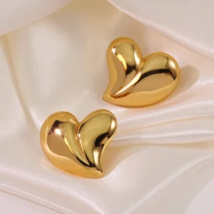 Heart Oversized Studs