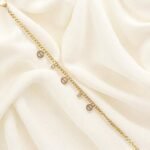 Elegant Gold-Plated Charm Bracelet