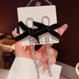 Bow chain Earrings