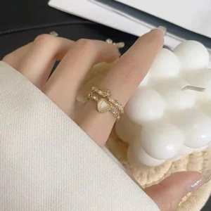 Sweet heart Butterfly Ring