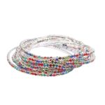 basic geometric zircon rhinestones women's bracelets 1 piece