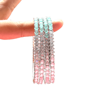 cart 9 Bautiful Ad Premium Bangles in Soft Colors (set of 4)